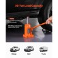VEVOR Hydraulic Bottle Jack, 30 Ton/66138 lbs Welded Bottle Jack with 11,22''-18,66'' Lifting Range & 3-Section Long Handle, for Car, Pickup, Truck, RV, Auto Repair, Industrial Engineering