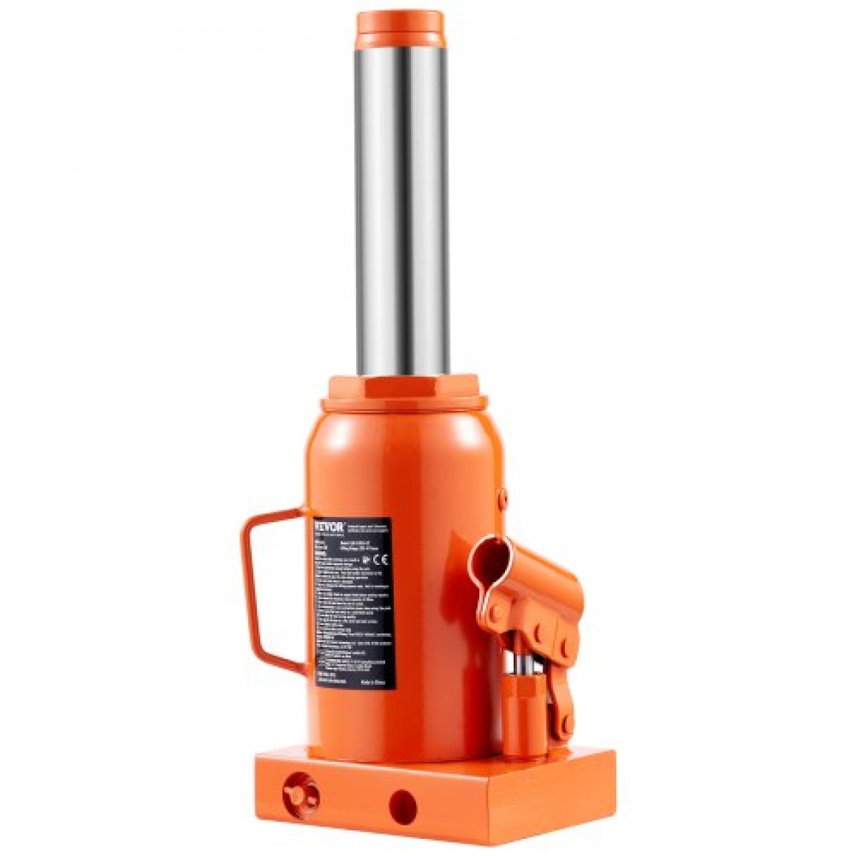 VEVOR Hydraulic Bottle Jack, 30 Ton/66138 lbs Welded Bottle Jack with 11,22''-18,66'' Lifting Range & 3-Section Long Handle, for Car, Pickup, Truck, RV, Auto Repair, Industrial Engineering