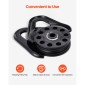 VEVOR 14,5 Ton Snatch Block για ανάκτηση βαρούλκου, Heavy Duty 32.000 lbs Strength Break, Work with 3/8 inch Rope, Compact Offroad Recovery εξάρτημα για ρυμούλκηση και ανάκτηση σε φορτηγό, τρακτέρ, ATV & UTV