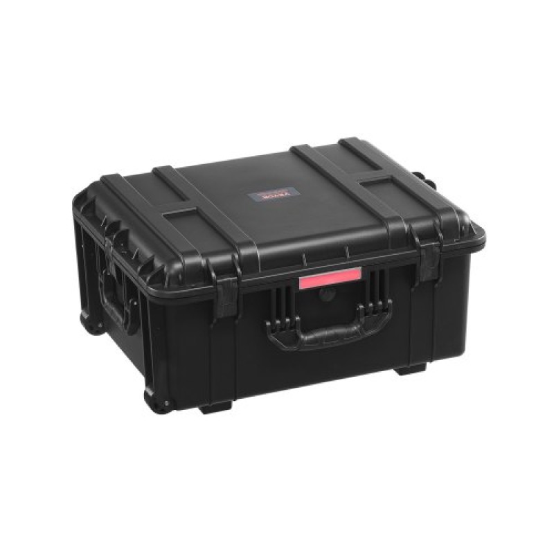 Αδιάβροχη σκληρή θήκη VEVOR 3.5 Cu.ft, αδιάβροχη σκληρή θήκη με τροχούς και αναδιπλούμενη λαβή έλξης, αδιάβροχη προστατευτική θήκη IP67 με κλιπ, τρύπες για λουκέτο και εισαγόμενο αφρό, μαύρη (μεγάλη)