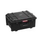 Αδιάβροχη σκληρή θήκη VEVOR 3.5 Cu.ft, αδιάβροχη σκληρή θήκη με τροχούς και αναδιπλούμενη λαβή έλξης, αδιάβροχη προστατευτική θήκη IP67 με κλιπ, τρύπες για λουκέτο και εισαγόμενο αφρό, μαύρη (μεγάλη)