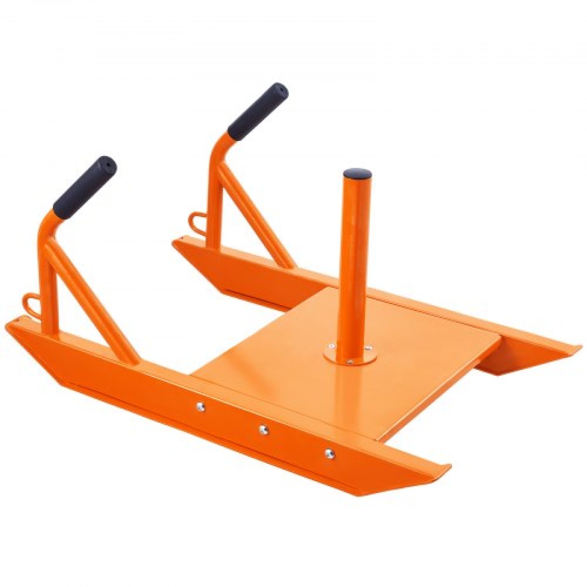 VEVOR Weight Training Pull Sled, Fitness Strength Speed ​​Training Sled with Handle, Steel Power Sled Εξοπλισμός προπόνησης για αθλητική άσκηση και βελτίωση ταχύτητας, κατάλληλο για πιάτο βάρους 1"&2", πορτοκαλί