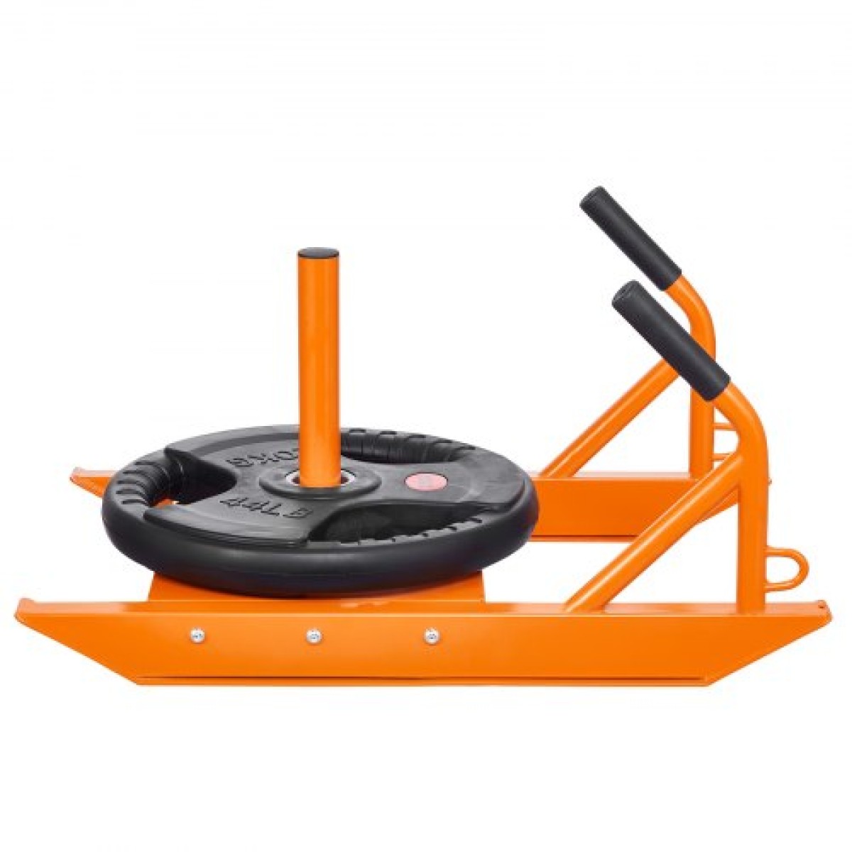 VEVOR Weight Training Pull Sled, Fitness Strength Speed ​​Training Sled with Handle, Steel Power Sled Εξοπλισμός προπόνησης για αθλητική άσκηση και βελτίωση ταχύτητας, κατάλληλο για πιάτο βάρους 1"&2", πορτοκαλί
