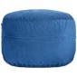 Καρέκλα VEVOR Bean Bag, στρογγυλή καρέκλα BeanBag με αφαιρούμενο και πλενόμενο κάλυμμα για ενήλικες, ολλανδικό βελούδο & αφρό υψηλής πυκνότητας με γέμιση για ενήλικες Bean bag με λαβή και πλαϊνή τσέπη για σαλόνι, υπνοδωμάτιο, μπλε