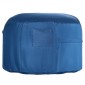Καρέκλα VEVOR Bean Bag, στρογγυλή καρέκλα BeanBag με αφαιρούμενο και πλενόμενο κάλυμμα για ενήλικες, ολλανδικό βελούδο & αφρό υψηλής πυκνότητας με γέμιση για ενήλικες Bean bag με λαβή και πλαϊνή τσέπη για σαλόνι, υπνοδωμάτιο, μπλε