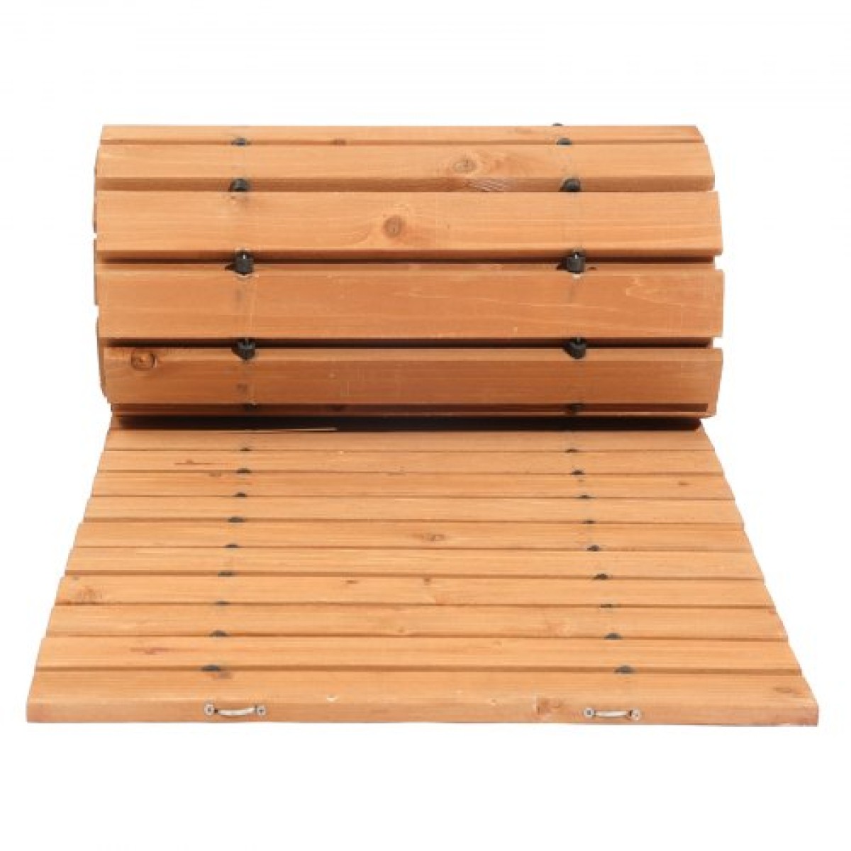 VEVOR Wooden Garden Pathway, 12 ft L x 17 in W, Αντιολισθητικός ίσιος διάδρομος κήπου, Roll Out Cedar Outdoor Walkway Path με συρματόσχοινο, Διακοσμητικός πλακόστρωτος κήπου για γαμήλιο πάρτι στην πίσω αυλή