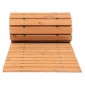 VEVOR Wooden Garden Pathway, 12 ft L x 17 in W, Αντιολισθητικός ίσιος διάδρομος κήπου, Roll Out Cedar Outdoor Walkway Path με συρματόσχοινο, Διακοσμητικός πλακόστρωτος κήπου για γαμήλιο πάρτι στην πίσω αυλή