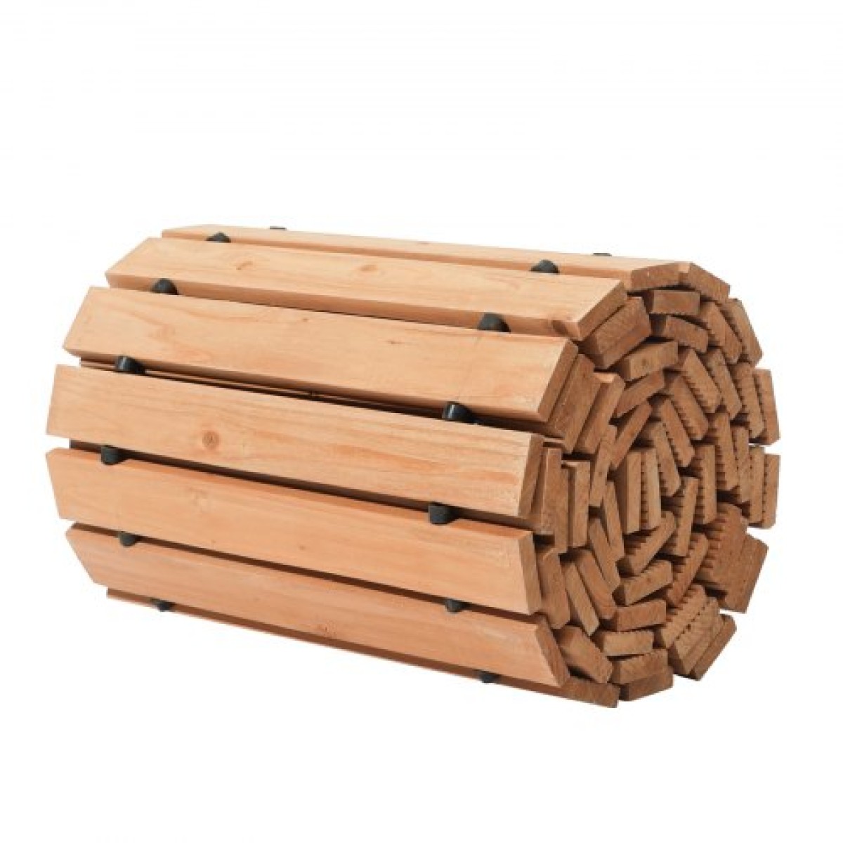 VEVOR Wooden Garden Pathway, 12 ft L x 17 in W, Αντιολισθητικός ίσιος διάδρομος κήπου, Roll Out Cedar Outdoor Walkway Path με συρματόσχοινο, Διακοσμητικός πλακόστρωτος κήπου για γαμήλιο πάρτι στην πίσω αυλή