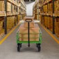 VEVOR 1200 Lbs Steel Garden Cart, Heavy Duty Pullable Garden Wagon Yard Cart, 2 in 1 Outdoor Metal Utility Wagon Yard Trailer με ελαστικά παντός εδάφους 13", αφαιρούμενες πλευρές από πλέγμα και περιστρεφόμενη λαβή 180°