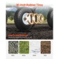 VEVOR 680 Lbs Steel Garden Cart on Wheels, Heavy Duty Garden Wagon Cart Pullable, Metal Outdoor Utility Yard Wagon Carts με ελαστικά 10", Mesh αφαιρούμενα πλαϊνά και περιστρεφόμενη λαβή 180°