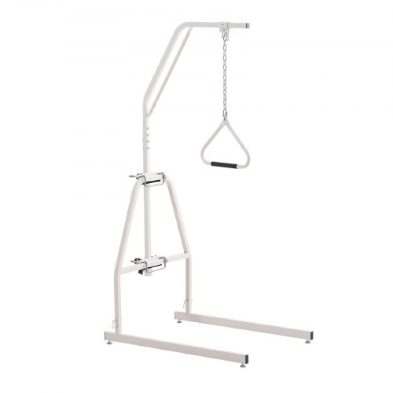 VEVOR Trapeze Bar για κινητικότητα κρεβατιού, Τράπεζο κρεβατιού με σφιγκτήρες και βάση δαπέδου, 250LBS Weight Capacity Pull Up Assist Bar για ηλικιωμένους, ασθενείς και άτομα με ειδικές ανάγκες, Κατάλληλο για φροντίδα στο σπίτι, νοσοκομείο, γηροκομείο