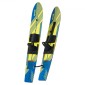 Θαλάσσιο σκι VEVOR 116,8 cm / 46 ίντσες, Εκπαιδευτικά θαλάσσιου σκι με ρυθμιζόμενα δεσίματα X-7, σχοινί διπλής λαβής & αφαιρούμενη σταθεροποιητική μπάρα, Training Waterskis Combo για νέους έως 136 κιλά