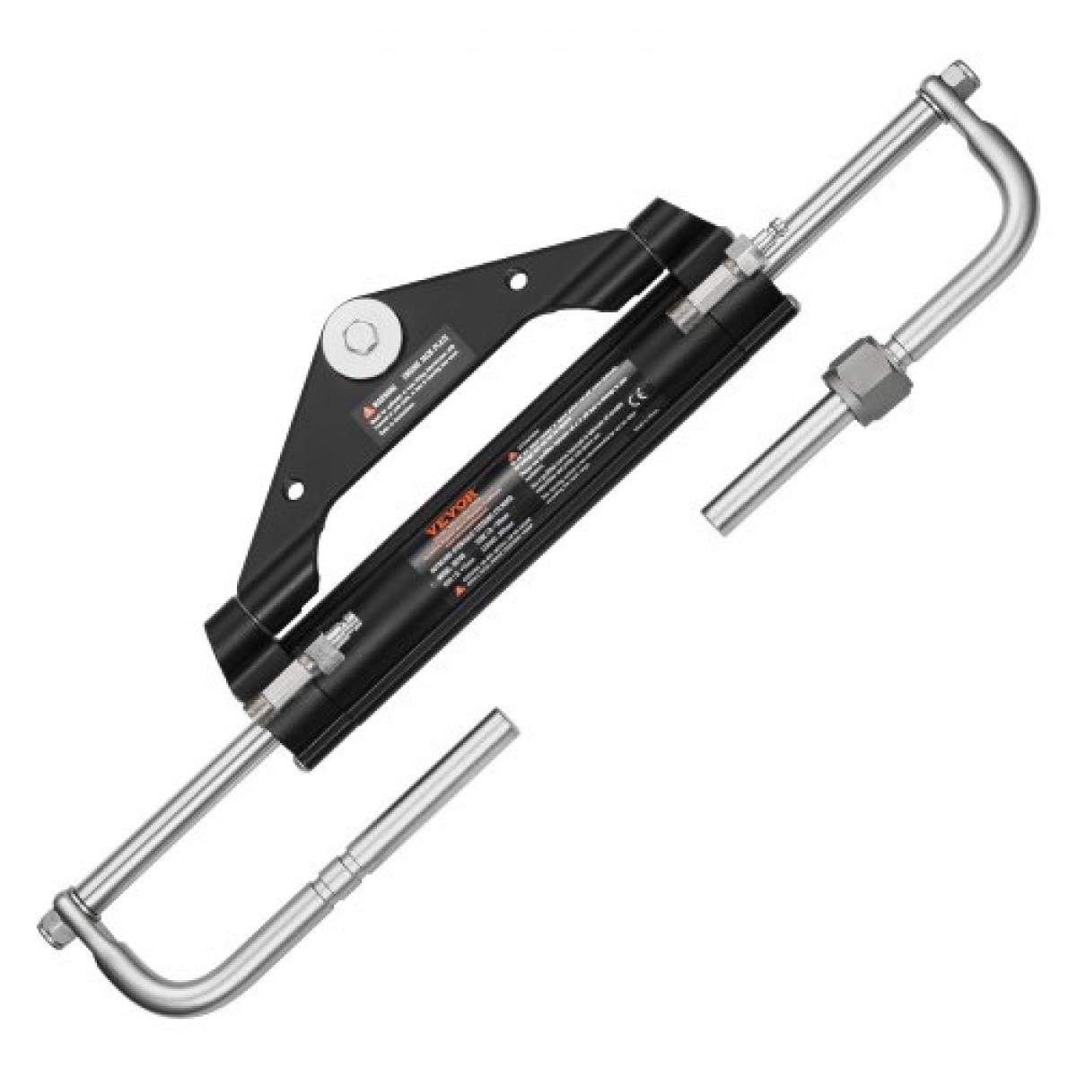 VEVOR 150HP Hydraulic Outboard Steering Kit, Marine Boat Hydraulic Steering System με τιμόνι 13,5 ιντσών, αντλία τιμόνι, υδραυλικό κύλινδρο & 2PCS 26FT σωλήνες για μονοκινητήρια σκάφη