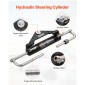 VEVOR 150HP Hydraulic Outboard Steering Kit, Marine Boat Hydraulic Steering System με τιμόνι 13,5 ιντσών, αντλία τιμόνι, υδραυλικό κύλινδρο & 2PCS 26FT σωλήνες για μονοκινητήρια σκάφη