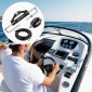VEVOR 150HP Hydraulic Outboard Steering Kit, Marine Boat Hydraulic Steering System με τιμόνι 13,5 ιντσών, αντλία τιμόνι, υδραυλικό κύλινδρο & 2PCS 26FT σωλήνες για μονοκινητήρια σκάφη