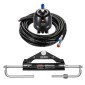 VEVOR 150HP Hydraulic Outboard Steering Kit, Marine Boat Hydraulic Steering System με τιμόνι 13,5 ιντσών, αντλία τιμόνι, υδραυλικό κύλινδρο & 2PCS 26FT σωλήνες για μονοκινητήρια σκάφη