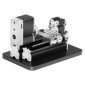 VEVOR Didactical Mini Metal Lathe Machine, 70 x 130 mm (2,76 x 5,12 in), 36W Power Μεταλλικός Τόρνος, 20.000 RPM Ταχύτητα, με τσοκ 3 σιαγόνων, χειροτροχός από κράμα αλουμινίου, για επεξεργασία εξαρτημάτων ακριβείας μαλακών μετάλλων ξύλου