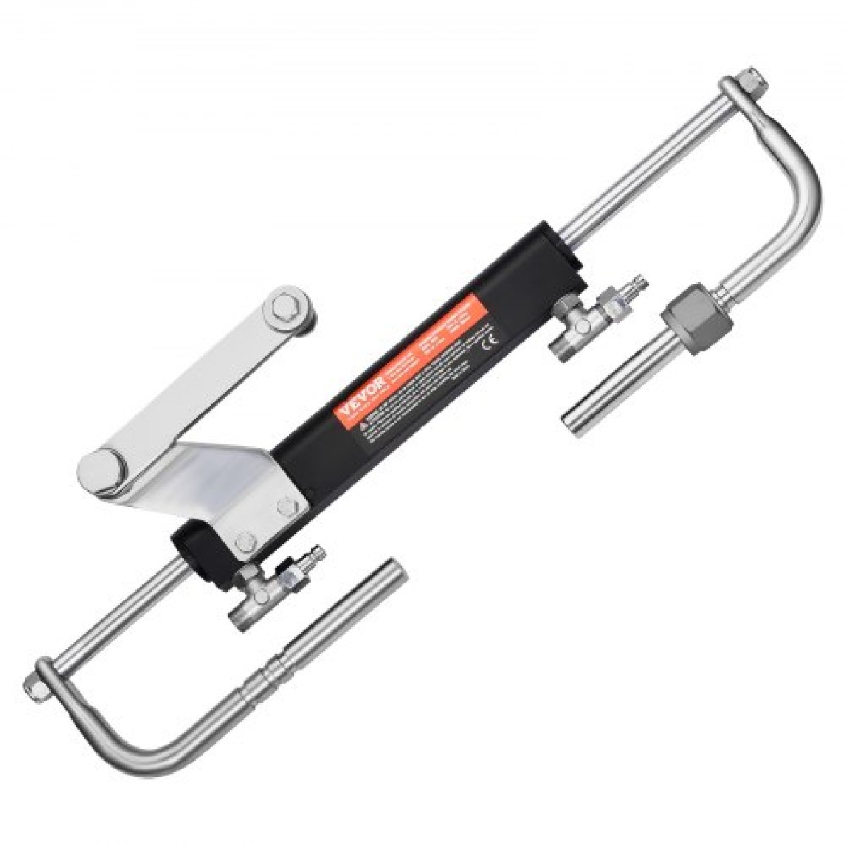 VEVOR 90HP Hydraulic Outboard Steering Kit, Marine Boat Hydraulic Steering System με τιμόνι 13,5 ιντσών, αντλία τιμόνι, υδραυλικό κύλινδρο & 2PCS 26FT σωλήνες για μονοκινητήρια σκάφη