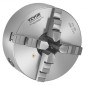 Τσοκ τόρνου VEVOR 4 σιαγόνων, 8 ιντσών (200 mm), τσοκ με αυτοκέντρο με πλάκα στήριξης με σπείρωμα 1 1/2 in-8, Εύρος σύσφιξης 0,16-7,87 ίντσες (4-200 mm) με βίδες με κλειδί T, υλικό HT300 για Ξύλο