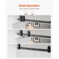 VEVOR Bi-folding Sliding Door Barn Hardware Track Kit, 36" Top Mount Track Kit, σύρεται ομαλά και αθόρυβα, βαρέως τύπου, εύκολο στην εγκατάσταση, κατάλληλο για δύο πόρτες ντουλαπιών 16" ντουλαπιών πλυντηρίου ρούχων (Δεν περιλαμβάνονται)