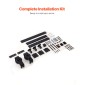 VEVOR Bi-folding Sliding Door Barn Hardware Track Kit, 36" Top Mount Track Kit, σύρεται ομαλά και αθόρυβα, βαρέως τύπου, εύκολο στην εγκατάσταση, κατάλληλο για δύο πόρτες ντουλαπιών 16" ντουλαπιών πλυντηρίου ρούχων (Δεν περιλαμβάνονται)