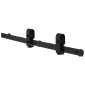 VEVOR Bi-folding Sliding Door Barn Hardware Track Kit, 36" Top Mount Track Kit, σύρεται ομαλά και αθόρυβα, βαρέως τύπου, εύκολο στην εγκατάσταση, κατάλληλο για δύο πόρτες ντουλαπιών 16" ντουλαπιών πλυντηρίου ρούχων (Δεν περιλαμβάνονται)
