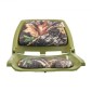 Κάθισμα σκάφους VEVOR, Χαμηλή πλάτη, Πτυσσόμενο κάθισμα ψαρόβαρκου με παχύρρευστο μαξιλάρι σφουγγαριού & ύφασμα πολυεστέρα PU, ισχυρό πλαίσιο PP, αναδιπλούμενο κάθισμα σκάφους για ψαρόβαρκες, γιοτ, πλοία, χρώμα παραλλαγής