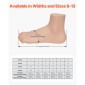 Παπούτσια προπόνησης VEVOR Cross, Αθλητικά παπούτσια πλάτους M UK Size 11, παπούτσια με φαρδιά δάχτυλα με στήριγμα καμάρας και ρυθμιζόμενο κορδόνι, παπούτσια προπόνησης για τρέξιμο, γυμναστική, περπάτημα σκύλων και άρση βαρών (Λευκό)
