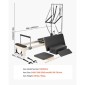 VEVOR Pilates Reformer, μηχάνημα Pilates για χρήση στο στούντιο στο σπίτι στο γυμναστήριο, εξοπλισμός προπόνησης δύναμης με διπλή αντίσταση, Reformer Box και Jump Board, για προχωρημένους χρήστες και αρχάριους, έως 400 LBS