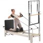 VEVOR Pilates Reformer, μηχάνημα Pilates για χρήση στο στούντιο στο σπίτι στο γυμναστήριο, εξοπλισμός προπόνησης δύναμης με διπλή αντίσταση, Reformer Box και Jump Board, για προχωρημένους χρήστες και αρχάριους, έως 400 LBS