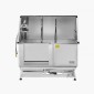 Σταθμός πλυσίματος σκύλων VEVOR Electric Lift, Επαγγελματική μπανιέρα περιποίησης κατοικίδιων από ανοξείδωτο ατσάλι 127 cm με σανίδα φίλτρου νερού PE, βρύση & νιπτήρας ντουζιέρας σκύλου για πολλά κατοικίδια (Αριστερή πόρτα)