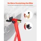Βάση πίσω τροχού VEVOR μοτοσικλέτας, 850 LBS Load Capacity Heavy Duty Rear Wheel Stan with U + L Fork Swingarm Spool, Adjustabe Stand ανύψωσης μοτοσικλέτας, για Suzuki Yamaha Honda Kawasaki, κόκκινο