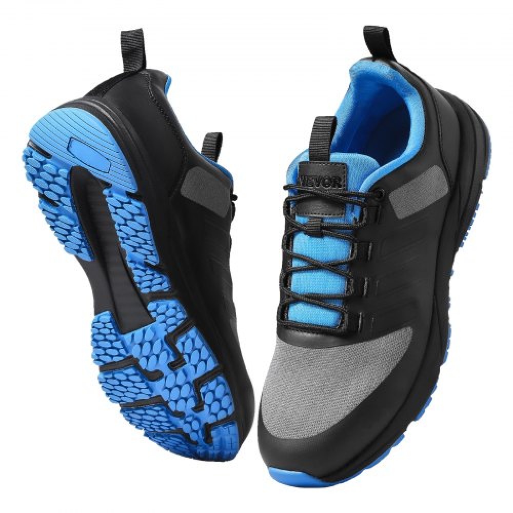 VEVOR Cross Training Shoes W Width Sneakers UK Size 10 Wide Toe Box Shoes Black