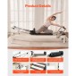 Μηχάνημα VEVOR Pilates Reformer, κρεβάτι Pilates με καθιστικό, για προχωρημένους χρήστες και αρχάριους στο γυμναστήριο στο σπίτι, εξοπλισμός Reformer με διπλή αντίσταση - ελατήριο & κορδόνι, έως 400 LBS
