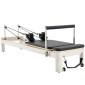 Μηχάνημα VEVOR Pilates Reformer, κρεβάτι Pilates με καθιστικό, για προχωρημένους χρήστες και αρχάριους στο γυμναστήριο στο σπίτι, εξοπλισμός Reformer με διπλή αντίσταση - ελατήριο & κορδόνι, έως 400 LBS
