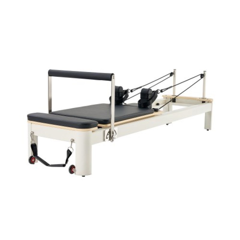 Μηχάνημα VEVOR Pilates Reformer, κρεβάτι Pilates με καθιστικό, για προχωρημένους χρήστες και αρχάριους στο γυμναστήριο στο σπίτι, εξοπλισμός Reformer με διπλή αντίσταση - ελατήριο & κορδόνι, έως 400 LBS