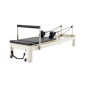 Μηχάνημα VEVOR Pilates Reformer, κρεβάτι Pilates με καθιστικό, για προχωρημένους χρήστες και αρχάριους στο γυμναστήριο στο σπίτι, εξοπλισμός Reformer με διπλή αντίσταση - ελατήριο & κορδόνι, έως 400 LBS