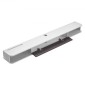 Πλωτή βάση τηλεόρασης VEVOR, 70 in Wall Mount Entertainment Center με τρύπα καλωδίου, μοντέρνο πλωτό ράφι τηλεόρασης με ντουλάπι αποθήκευσης, κονσόλα μοριοσανίδων για συσκευή αναπαραγωγής DVD, κουτί καλωδίων, κονσόλα παιχνιδιών, λευκό