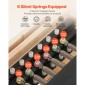 VEVOR Pilates Reformer, Ξύλινο μηχάνημα Pilates για Γυμναστήριο στο σπίτι, Εξοπλισμός προπόνησης δύναμης με διπλή αντίσταση, Reformer Box, Jump Board, για προχωρημένους χρήστες και αρχάριους, έως 400 LBS
