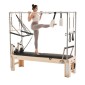 VEVOR Pilates Reformer, Ξύλινο μηχάνημα Pilates για Γυμναστήριο στο σπίτι, Εξοπλισμός προπόνησης δύναμης με διπλή αντίσταση, Reformer Box, Jump Board, για προχωρημένους χρήστες και αρχάριους, έως 400 LBS