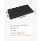 VEVOR 4 ΤΕΜ Ακουστικά πάνελ, 2 ιντσών πάχους 23,6 x 11,8 ιντσών Ηχοαπορροφητικά πάνελ από υαλοβάμβακα, αυτοκόλλητες ηχομονωτικές σανίδες τοίχου, για στούντιο, γραφείο, οικιακό κινηματογράφο, αίθουσα συσκέψεων, μαύρο