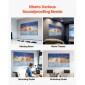 VEVOR 6 Pack Art Acoustic Panels, 70,87 x 47,24 x 0,4 ιντσών ηχομονωτικά πλακάκια τοίχου, Αυτοκόλλητες διακοσμητικές ηχοαπορροφητικές σανίδες για σπίτι, γραφείο, στούντιο, αίθουσα παιχνιδιών, θέατρο, παστέλ