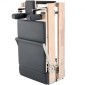 VEVOR Πτυσσόμενο Pilates Reformer, Ξύλινο μηχάνημα προπόνησης Pilates για χρήση στο γυμναστήριο στο σπίτι, κρεβάτι Pilates με διπλή αντίσταση-ελατήριο & κορδόνι, σετ Reformer με καθιστικό, έως 400 LBS