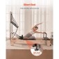 VEVOR Pilates Reformer, Ξύλινο μηχάνημα Pilates για Γυμναστήριο στο σπίτι, Εξοπλισμός προπόνησης δύναμης με διπλή αντίσταση, Reformer Box, Jump Board, για προχωρημένους χρήστες και αρχάριους, έως 400 LBS
