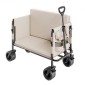 Πτυσσόμενο πτυσσόμενο βαγόνι VEVOR, φορτίο 550 λίβρες & 220 λίτρα, 2 σε 1 πτυσσόμενο καρότσι βαγονιών που μετατρέπεται σε πάγκο, βοηθητικό βαγόνι με ρυθμιζόμενη λαβή, υπαίθριο καρότσι για είδη παντοπωλείου Αγορές, κάμπινγκ, κηπουρική