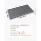 VEVOR 4 ΤΕΜ Ακουστικά πάνελ, 2 ιντσών πάχους 23,6 x 11,8 ιντσών Ηχοαπορροφητικά πάνελ από υαλοβάμβακα, αυτοκόλλητες ηχομονωτικές σανίδες τοίχου, για στούντιο, γραφείο, οικιακό κινηματογράφο, αίθουσα συσκέψεων, γκρι