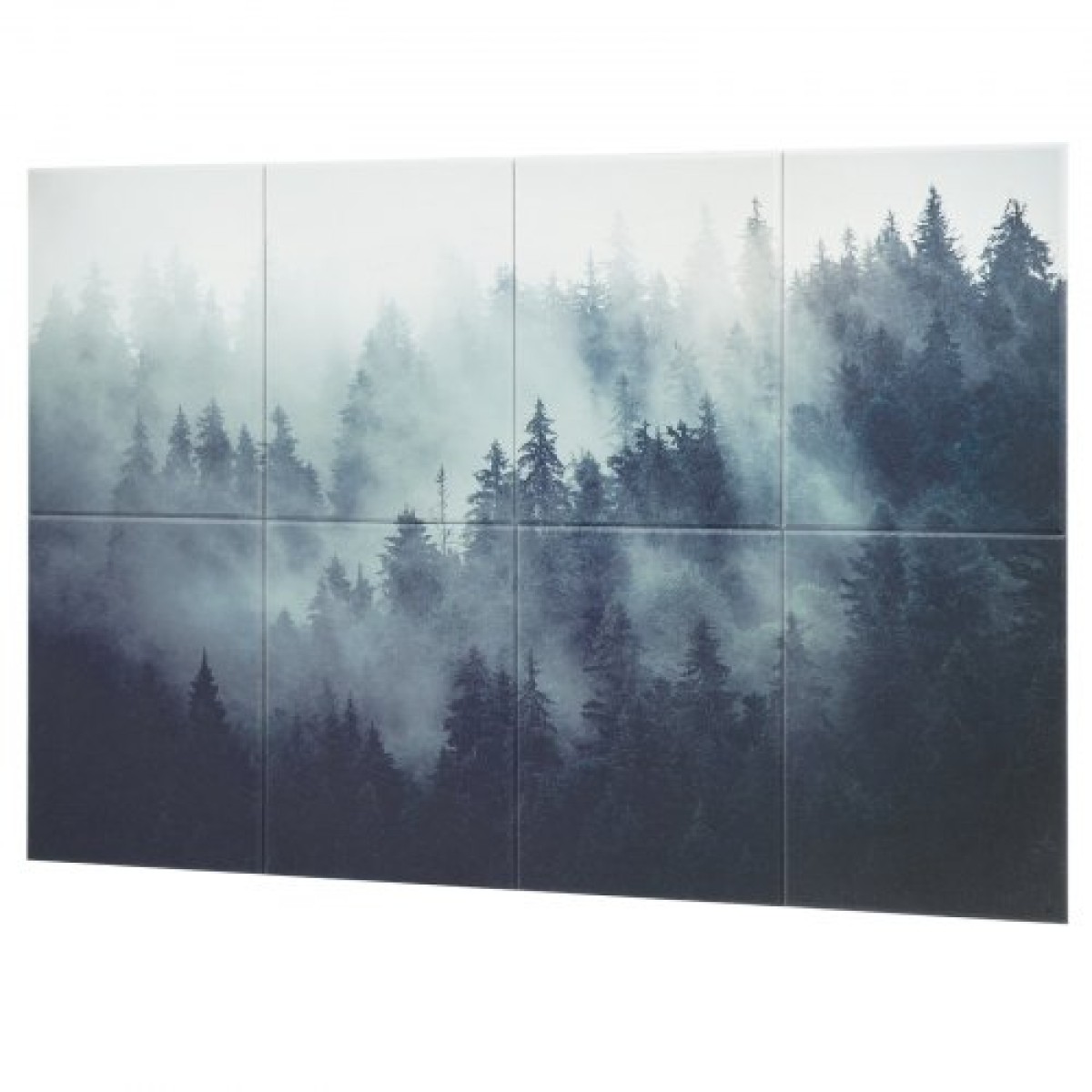 VEVOR 8 Pack Art Acoustic Panel, 63 x 23,62 x 0,4 ιντσών ηχομονωτικά πλακάκια τοίχου, Αυτοκόλλητες διακοσμητικές απορρόφησης ήχου σανίδες για σπίτι, γραφείο, στούντιο, αίθουσα παιχνιδιών, θέατρο, δάσος