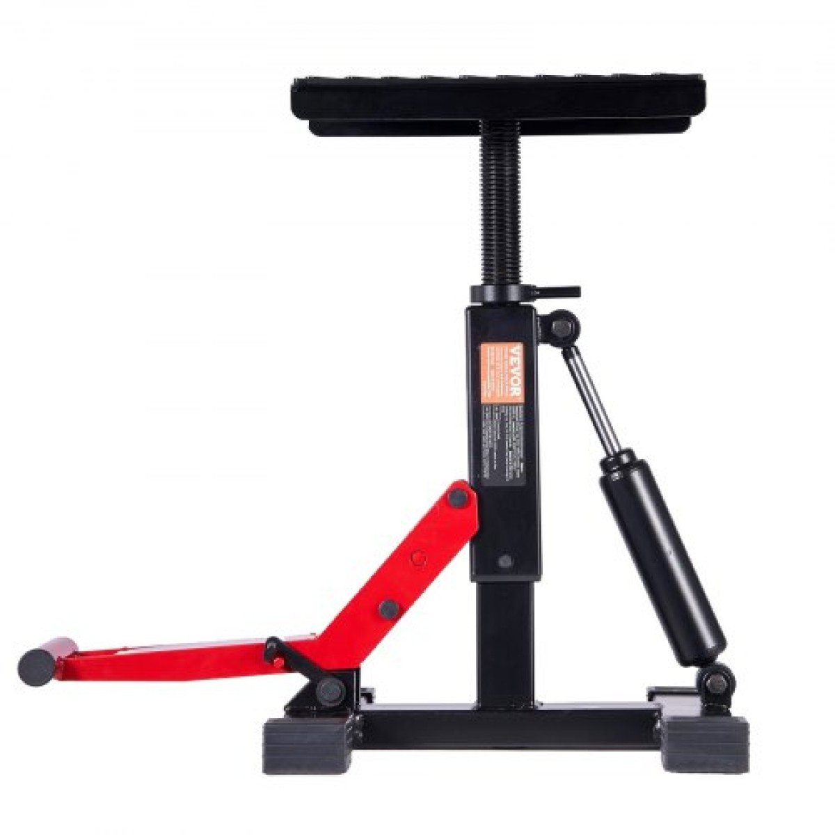 VEVOR Dirt Bike Lift Stand, Μοτοσικλέτα Jack Lift Stand χωρητικότητας 1200 lbs και λειτουργία υδραυλικής ανύψωσης, τραπέζι ανυψωτικού ρυθμιζόμενου ύψους 9,8"-18,3" για επισκευή Dirtbike, συντήρηση, αξεσουάρ Dirt Bike