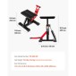 VEVOR Dirt Bike Lift Stand, Μοτοσικλέτα Jack Lift Stand χωρητικότητας 1200 lbs και λειτουργία υδραυλικής ανύψωσης, τραπέζι ανυψωτικού ρυθμιζόμενου ύψους 9,8"-18,3" για επισκευή Dirtbike, συντήρηση, αξεσουάρ Dirt Bike