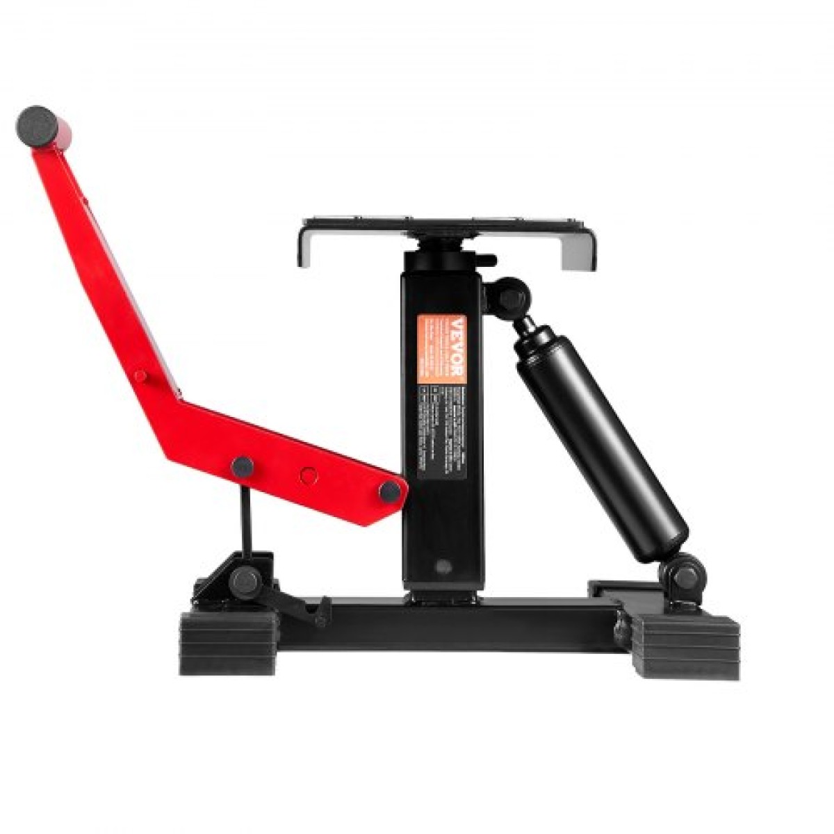 VEVOR Dirt Bike Lift Stand, Μοτοσικλέτα Jack Lift Stand χωρητικότητας 1200 lbs και λειτουργία υδραυλικής ανύψωσης, τραπέζι ανυψωτικού ρυθμιζόμενου ύψους 9,8"-18,3" για επισκευή Dirtbike, συντήρηση, αξεσουάρ Dirt Bike